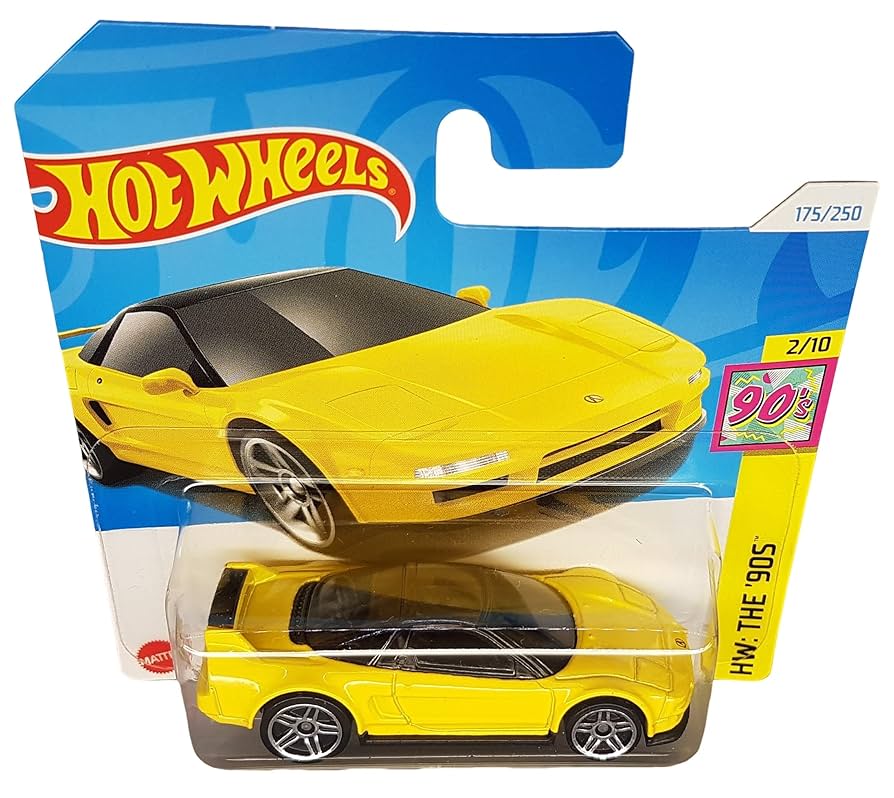 HotWheels 90 Acura NSX 組み立て式ミニカー Amazon.com: Hot Wheels '90 Acura NSX (Yellow), HW: The '90s